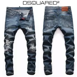 dsquared2 jeans hommes discount hole wash blue